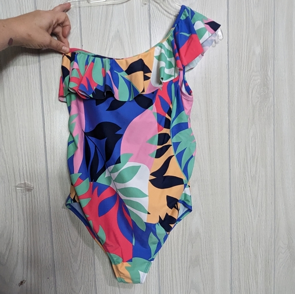 Motherhood Swim Motherhood Maternity Bathing Suit M Piece White Floral Poshmark